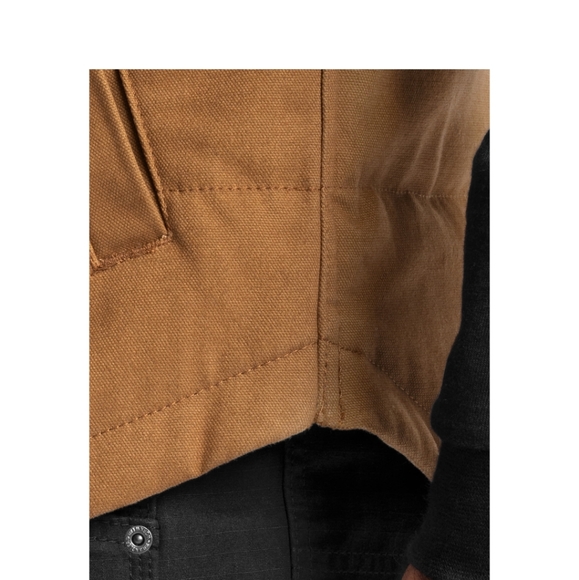 Wrangler Workwear Men's Quilted Duck Work Vest - Picture 6 of 10